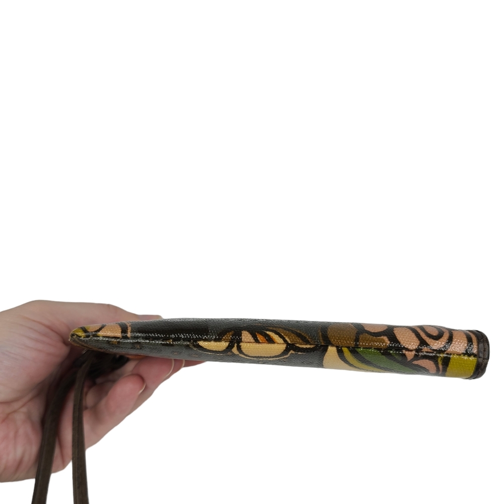 Fossil Keyper Multicolored Coated Canvas Wristlet - image 8